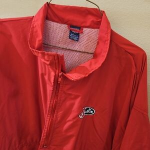 Justin Boots Men's Vibrant Red Windbreaker